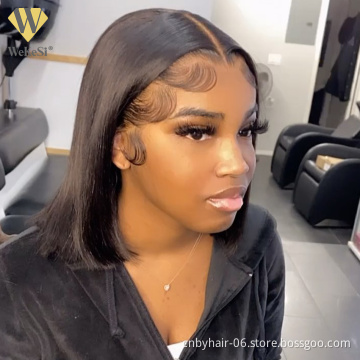 Cheap Hd Lace Front Straight Bob Wigs Human Hair,Bob Curly Lace Front Wigs Human Hair Cuticle Aligned Virgin Vurly Hd Lace Wig